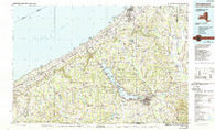 Jamestown New York Historical topographic map, 1:100000 scale, 30 X 60 Minute, Year 1986