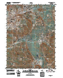 Jamestown New York Historical topographic map, 1:24000 scale, 7.5 X 7.5 Minute, Year 2010