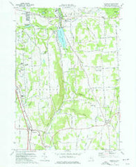 Jamesville New York Historical topographic map, 1:24000 scale, 7.5 X 7.5 Minute, Year 1973