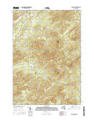 Jay Mountain New York Current topographic map, 1:24000 scale, 7.5 X 7.5 Minute, Year 2016