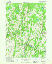 Jeffersonville New York Historical topographic map, 1:24000 scale, 7.5 X 7.5 Minute, Year 1965