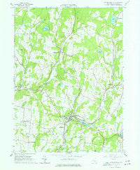 Jeffersonville New York Historical topographic map, 1:24000 scale, 7.5 X 7.5 Minute, Year 1965