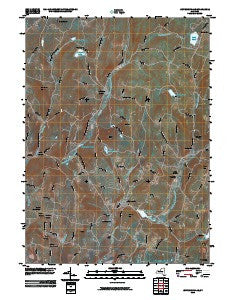 Jeffersonville New York Historical topographic map, 1:24000 scale, 7.5 X 7.5 Minute, Year 2010
