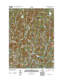 Jeffersonville New York Historical topographic map, 1:24000 scale, 7.5 X 7.5 Minute, Year 2013
