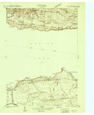 Jewell New York Historical topographic map, 1:24000 scale, 7.5 X 7.5 Minute, Year 1941