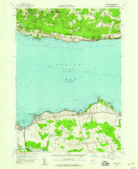 Jewell New York Historical topographic map, 1:24000 scale, 7.5 X 7.5 Minute, Year 1957