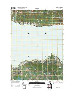 Jewell New York Historical topographic map, 1:24000 scale, 7.5 X 7.5 Minute, Year 2013