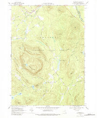 Johnsburg New York Historical topographic map, 1:24000 scale, 7.5 X 7.5 Minute, Year 1968