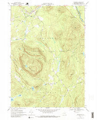 Johnsburg New York Historical topographic map, 1:24000 scale, 7.5 X 7.5 Minute, Year 1968