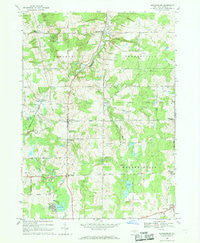 Johnsonburg New York Historical topographic map, 1:24000 scale, 7.5 X 7.5 Minute, Year 1966
