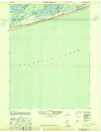 Jones Beach New York Historical topographic map, 1:24000 scale, 7.5 X 7.5 Minute, Year 1947