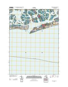 Jones Inlet New York Historical topographic map, 1:24000 scale, 7.5 X 7.5 Minute, Year 2013