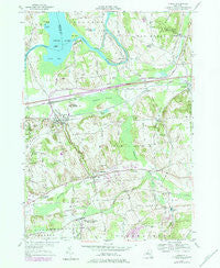 Jordan New York Historical topographic map, 1:24000 scale, 7.5 X 7.5 Minute, Year 1978