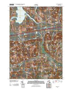 Jordan New York Historical topographic map, 1:24000 scale, 7.5 X 7.5 Minute, Year 2011