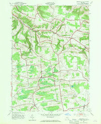 Jordanville New York Historical topographic map, 1:24000 scale, 7.5 X 7.5 Minute, Year 1943
