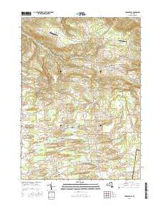 Jordanville New York Current topographic map, 1:24000 scale, 7.5 X 7.5 Minute, Year 2016