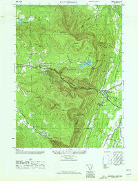Kaaterskill New York Historical topographic map, 1:24000 scale, 7.5 X 7.5 Minute, Year 1946