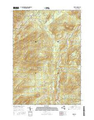 Keene New York Current topographic map, 1:24000 scale, 7.5 X 7.5 Minute, Year 2016