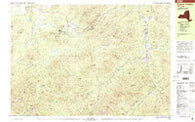 Keene Valley New York Historical topographic map, 1:25000 scale, 7.5 X 15 Minute, Year 1999