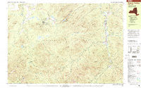 Keene Valley New York Historical topographic map, 1:25000 scale, 7.5 X 15 Minute, Year 1999