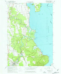 Keeseville New York Historical topographic map, 1:24000 scale, 7.5 X 7.5 Minute, Year 1966