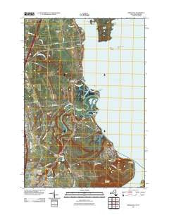Keeseville New York Historical topographic map, 1:24000 scale, 7.5 X 7.5 Minute, Year 2011