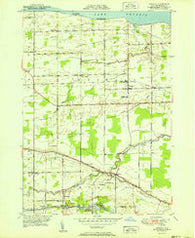 Kendall New York Historical topographic map, 1:24000 scale, 7.5 X 7.5 Minute, Year 1951