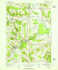 Kennedy New York Historical topographic map, 1:24000 scale, 7.5 X 7.5 Minute, Year 1954