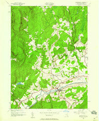 Kerhonkson New York Historical topographic map, 1:24000 scale, 7.5 X 7.5 Minute, Year 1942