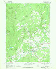 Kerhonkson New York Historical topographic map, 1:24000 scale, 7.5 X 7.5 Minute, Year 1969