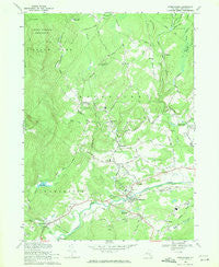Kerhonkson New York Historical topographic map, 1:24000 scale, 7.5 X 7.5 Minute, Year 1969