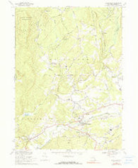 Kerhonkson New York Historical topographic map, 1:24000 scale, 7.5 X 7.5 Minute, Year 1969