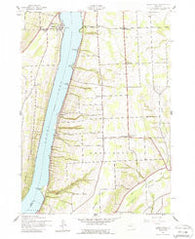 Keuka Park New York Historical topographic map, 1:24000 scale, 7.5 X 7.5 Minute, Year 1942