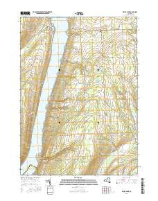 Keuka Park New York Current topographic map, 1:24000 scale, 7.5 X 7.5 Minute, Year 2016