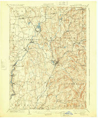 Kinderhook New York Historical topographic map, 1:62500 scale, 15 X 15 Minute, Year 1903