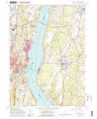 Kingston East New York Historical topographic map, 1:24000 scale, 7.5 X 7.5 Minute, Year 1963