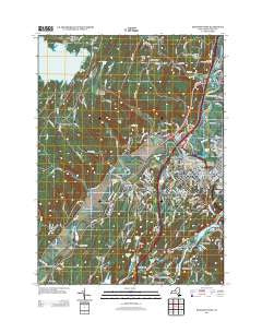 Kingston West New York Historical topographic map, 1:24000 scale, 7.5 X 7.5 Minute, Year 2013