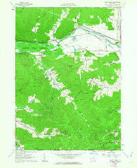 Knapp Creek New York Historical topographic map, 1:24000 scale, 7.5 X 7.5 Minute, Year 1961