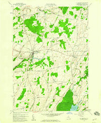 La Fargeville New York Historical topographic map, 1:24000 scale, 7.5 X 7.5 Minute, Year 1958