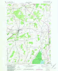La Fargeville New York Historical topographic map, 1:24000 scale, 7.5 X 7.5 Minute, Year 1982