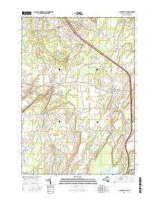 La Fargeville New York Current topographic map, 1:24000 scale, 7.5 X 7.5 Minute, Year 2016
