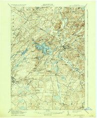 Lake Bonaparte New York Historical topographic map, 1:62500 scale, 15 X 15 Minute, Year 1916