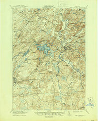 Lake Bonaparte New York Historical topographic map, 1:62500 scale, 15 X 15 Minute, Year 1916