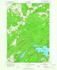Lake Bonaparte New York Historical topographic map, 1:24000 scale, 7.5 X 7.5 Minute, Year 1951