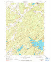 Lake Bonaparte New York Historical topographic map, 1:24000 scale, 7.5 X 7.5 Minute, Year 1951