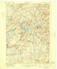 Lake Bonaparte New York Historical topographic map, 1:62500 scale, 15 X 15 Minute, Year 1916