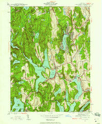 Lake Carmel New York Historical topographic map, 1:24000 scale, 7.5 X 7.5 Minute, Year 1943