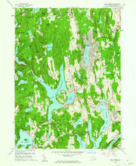 Lake Carmel New York Historical topographic map, 1:24000 scale, 7.5 X 7.5 Minute, Year 1960