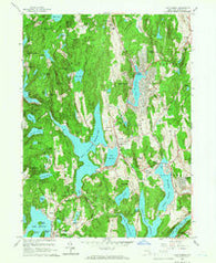 Lake Carmel New York Historical topographic map, 1:24000 scale, 7.5 X 7.5 Minute, Year 1960