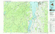 Lake Champlain South New York Historical topographic map, 1:100000 scale, 30 X 60 Minute, Year 1986